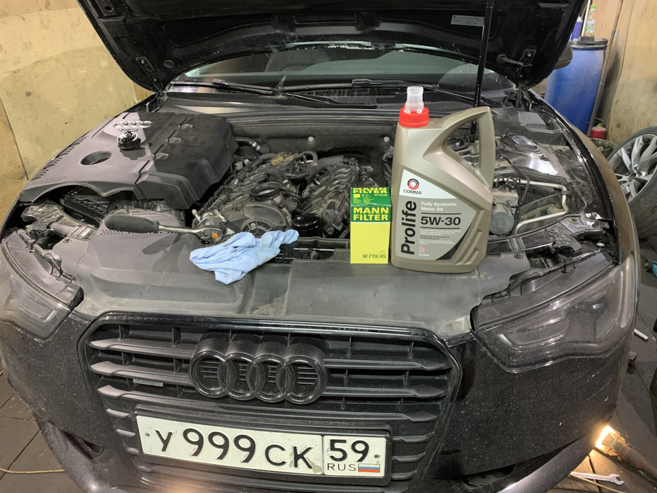 Поменял масло — Audi A5 (1G), 2 л., 2011 года | своими руками | DRIVE2