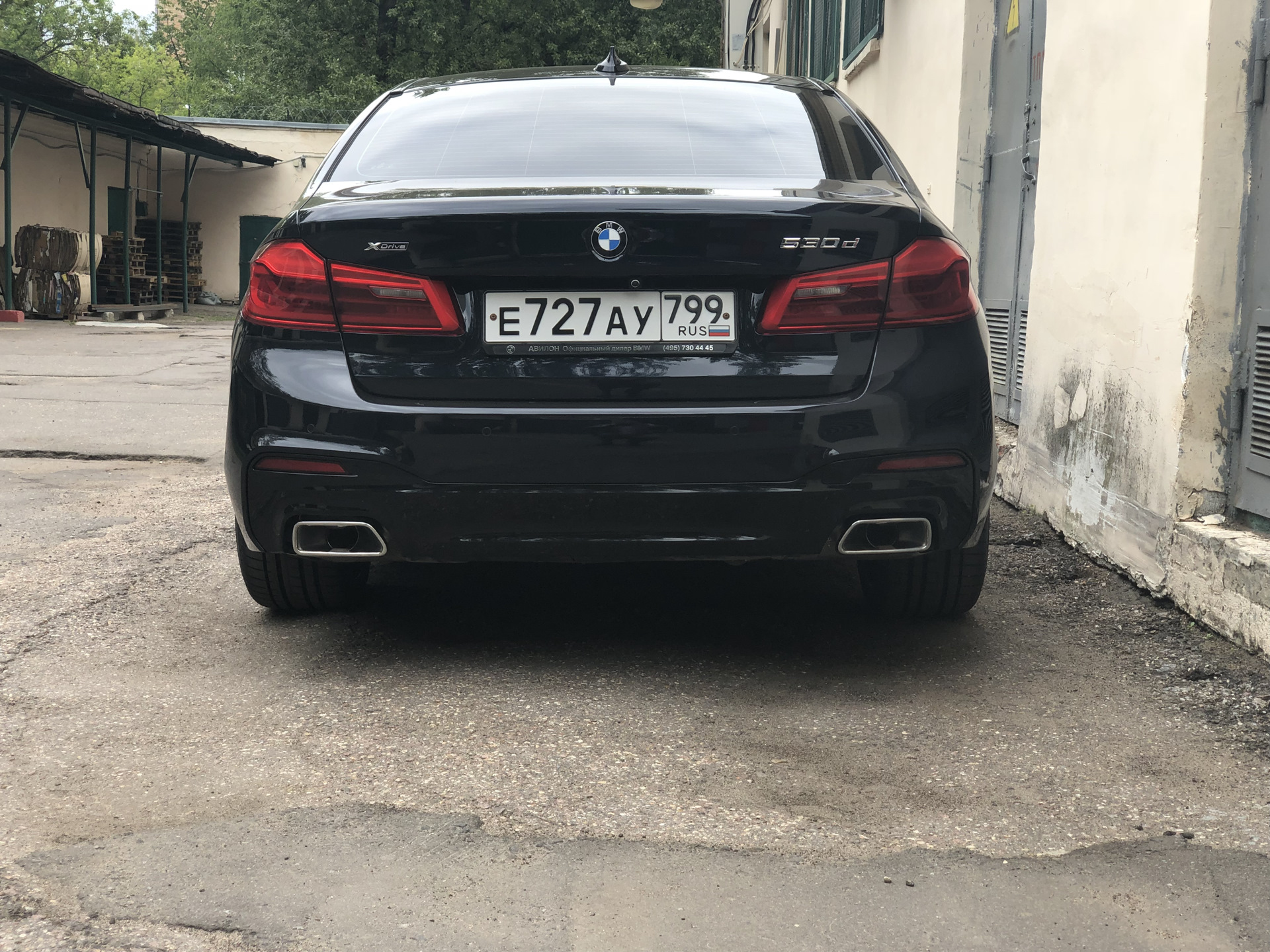 Тонированные фары BMW g30