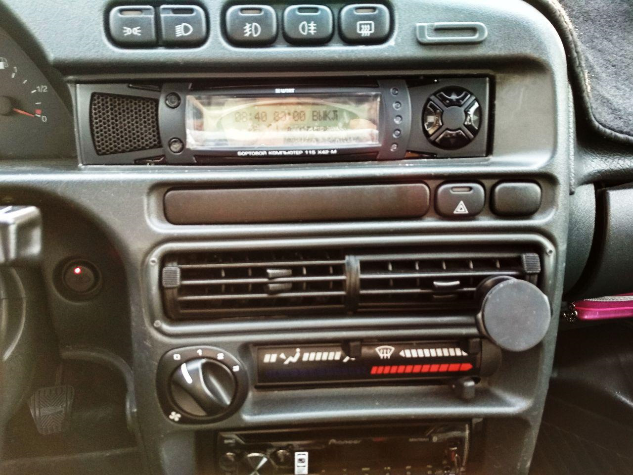 Бортовой компьютер «ШТАТ» 115Х42 RGB M — Lada 2115, 1,6 л, 2008 года ...