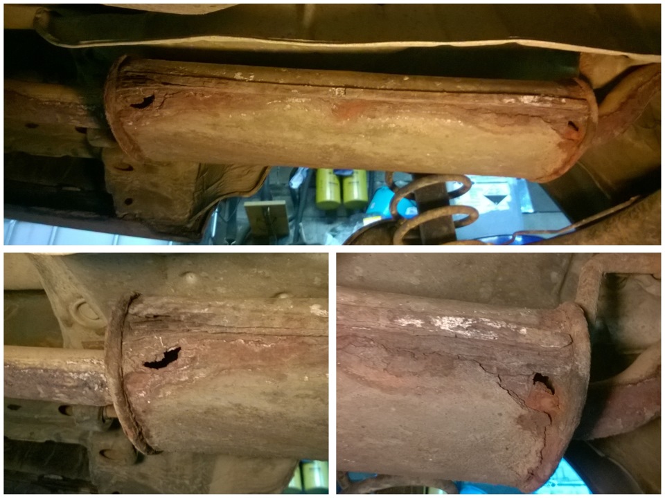 Замена глушителя — Volkswagen Golf Variant (Mk3), 1,8 л, 1997 года ...