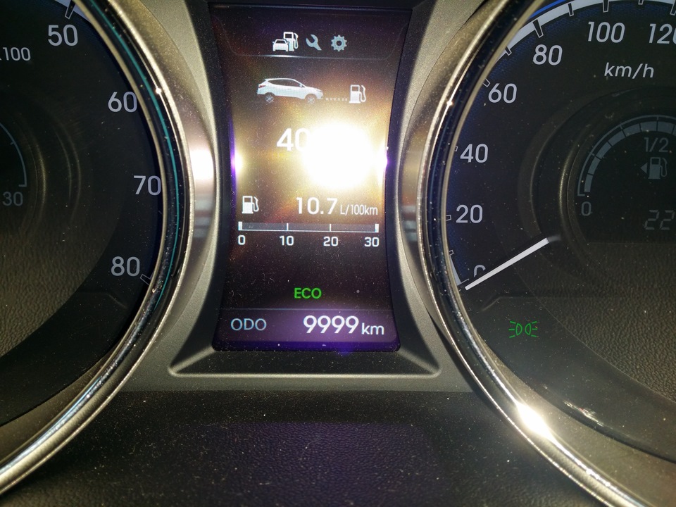 Кнопка ЭКО — Hyundai ix35, 2 л, 2014 года | электроника | DRIVE2