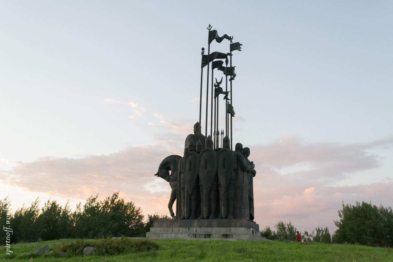 памятник невскому на горе соколиха