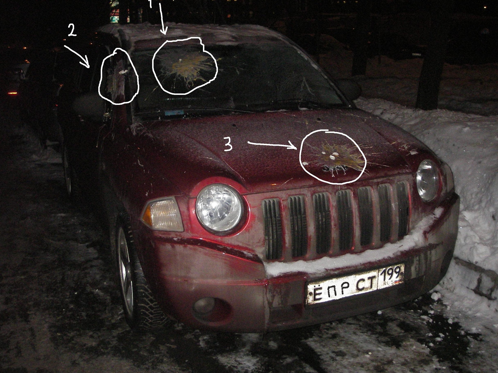 Ну ЁПРСТ… — Jeep Compass (1G), 2,4 л, 2007 года | прикол | DRIVE2