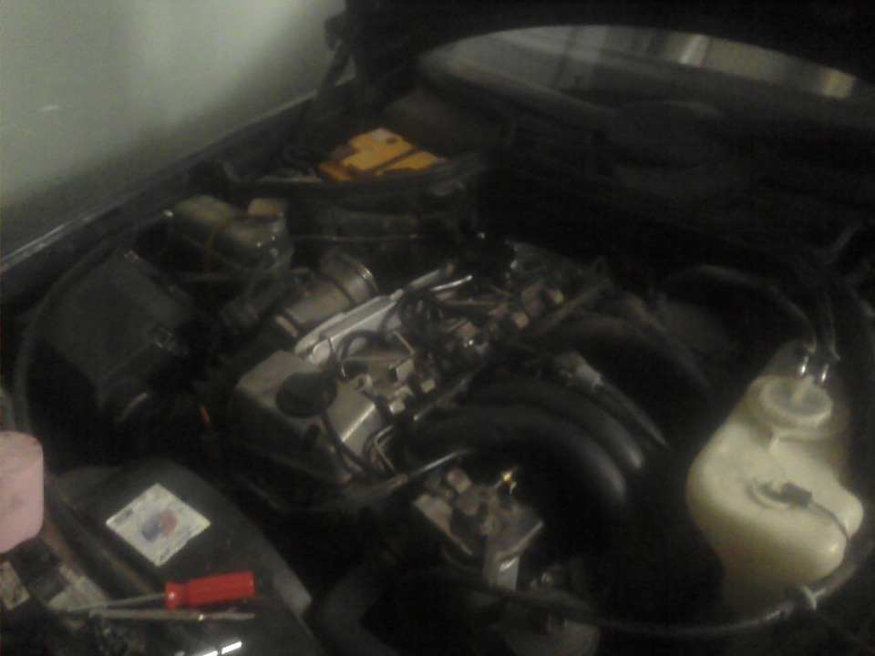 Топливо на пол. — Mercedes-Benz E-class (W124), 2,5 л, 1994 года ...