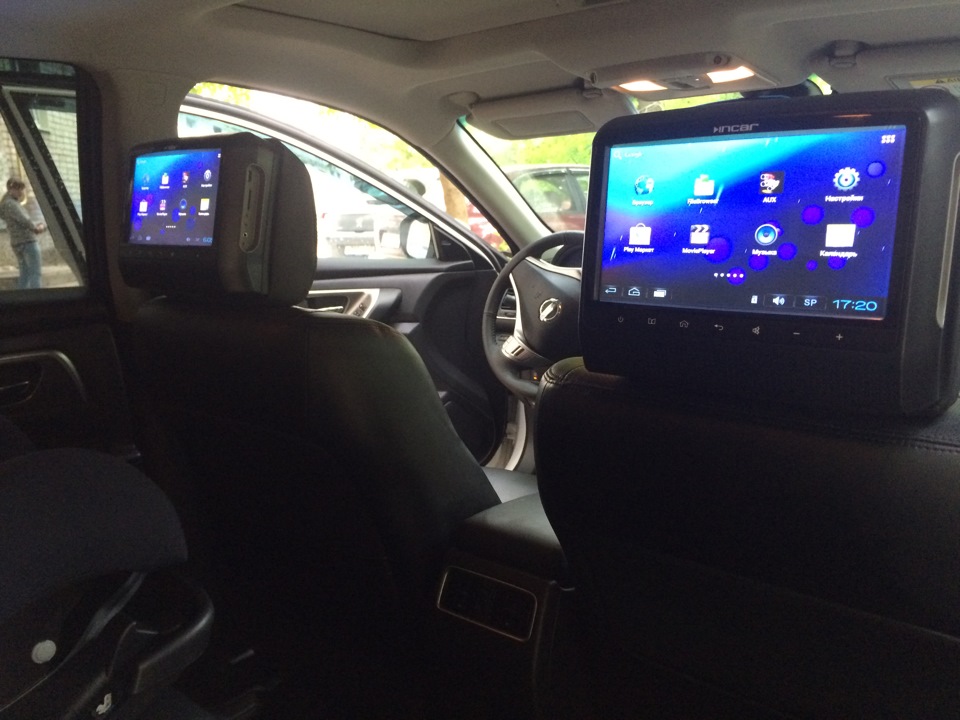 Подголовники с мониторами — Nissan Teana (L33), 2,5 л, 2015 года ...