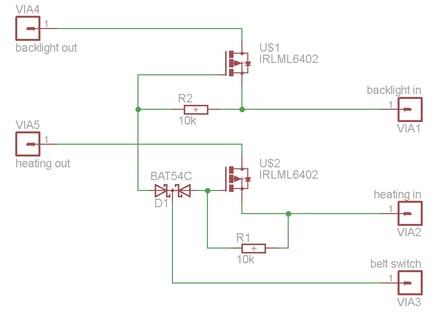 Схема включения irlml6402