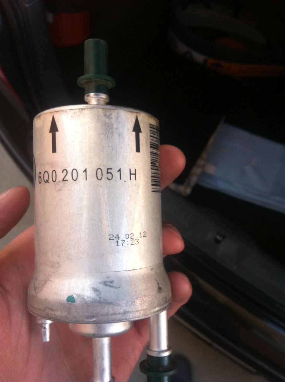 Срок годности топливного фильтра — Volkswagen Polo Hatchback Mk4, 1,4 л ...