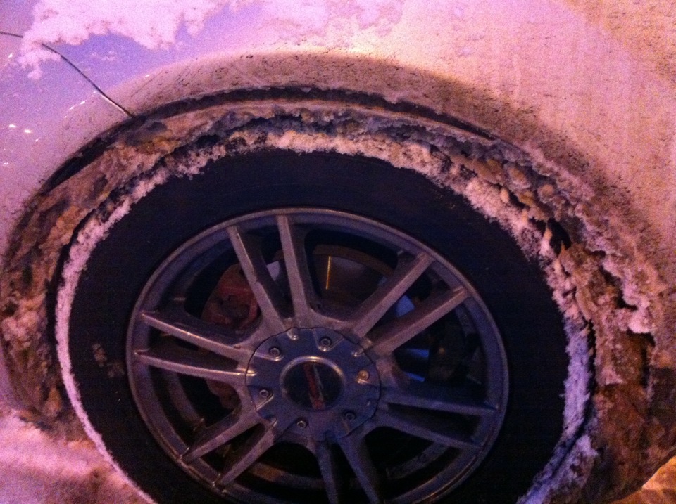 Вот результат езды зимой на заниженной подвеске! — Chevrolet Lacetti 5D ...