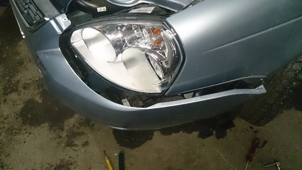 установка ксенона в ближний и в птф — Lada Приора седан, 1,6 л, 2014 ...