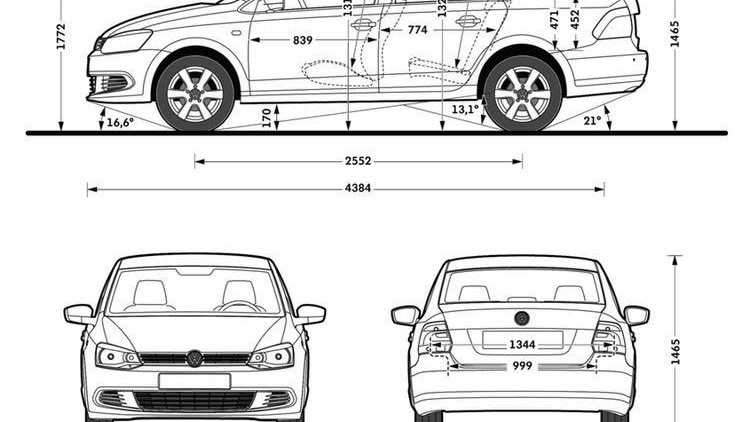 Размеры фольксваген поло седан. Габариты дверей Фольксваген поло. Volkswagen Polo sedan габариты. Габариты VW Polo sedan. Поло седан v чертеж.