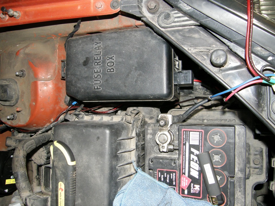 Установка волговского сигнала — KIA Rio (2G), 1,4 л, 2008 года ...