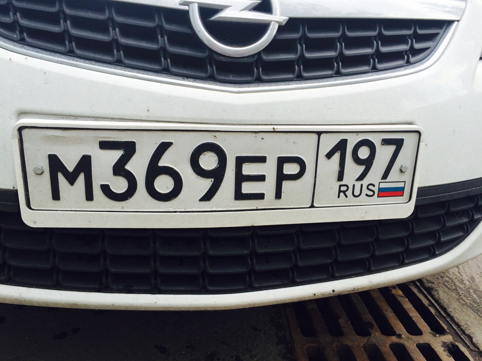 Белой машине-белые рамки, или пост не о чем :) — Opel Astra J, 1,6 л ...