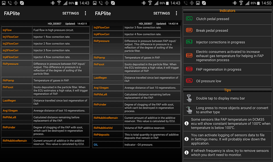FAPlite — Citroen C5 (2G). Запчасти на фото: R1186