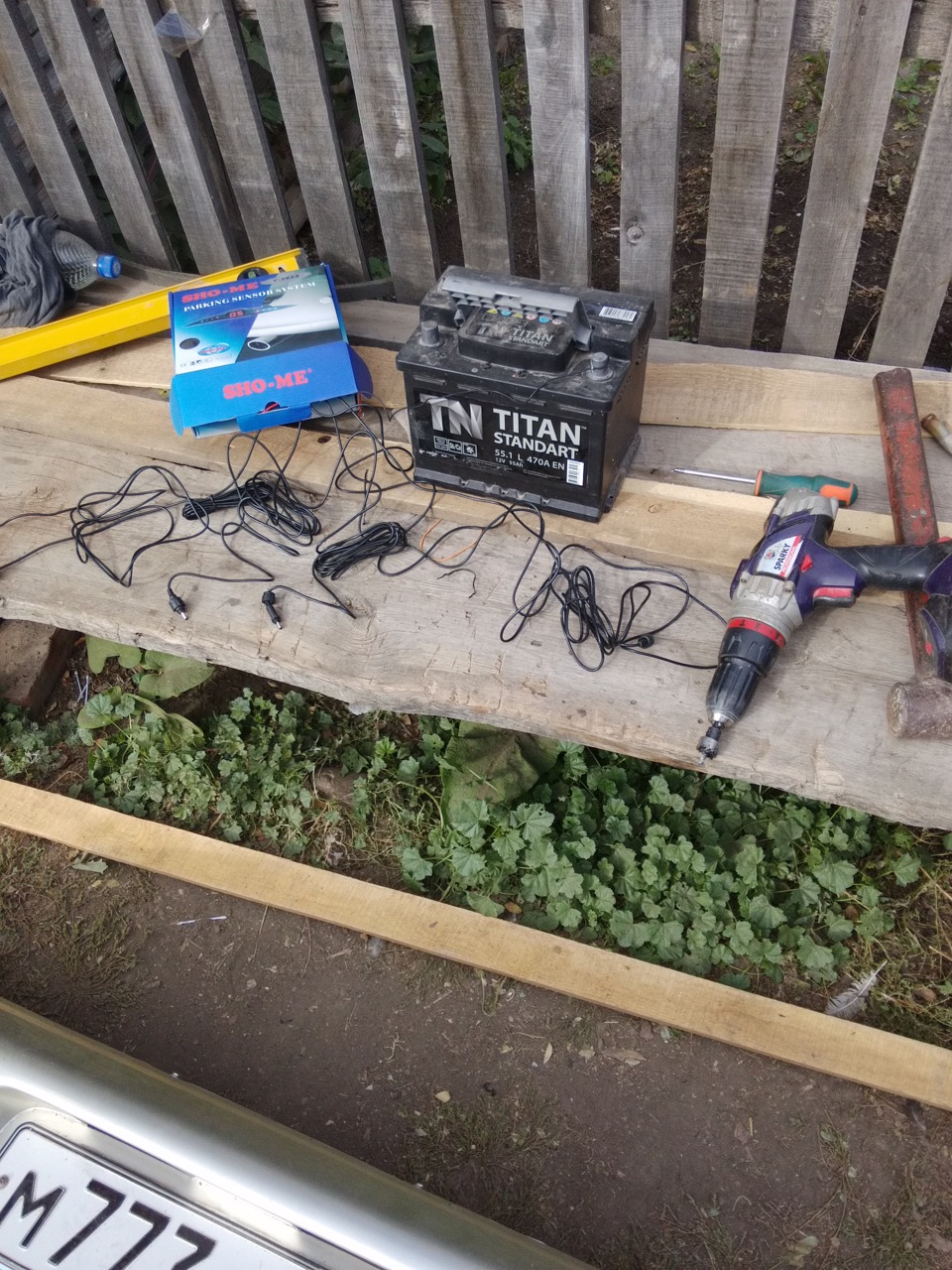 Установка парктроника Sho-me 2622 на ваз — Lada 21124, 1,6 л, 2006 года ...