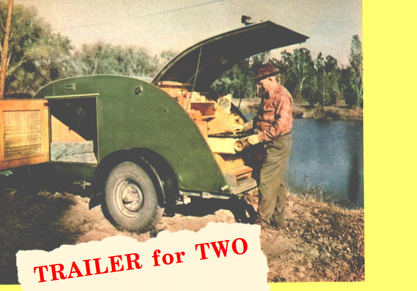 Винтажный прицеп-капля. Чертежи 1947 года) — Сообщество «Прицепы» на DRIVE2