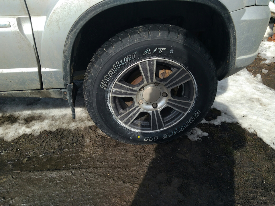 Переобулся на лето — Chevrolet Niva, 1,7 л, 2009 года | шины | DRIVE2