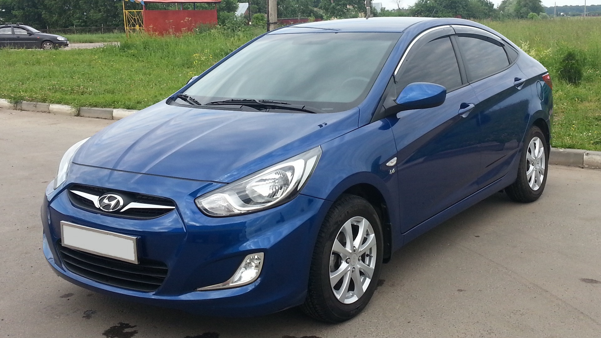 Hyundai Solaris 1.6 бензиновый 2012 | ♂Blue Star♂ на DRIVE2