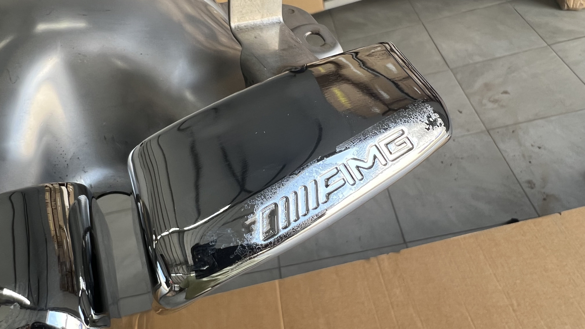 68. Перекрас насадок глушителя на GL63 AMG — Mercedes-Benz GL 63 AMG, 5 ...