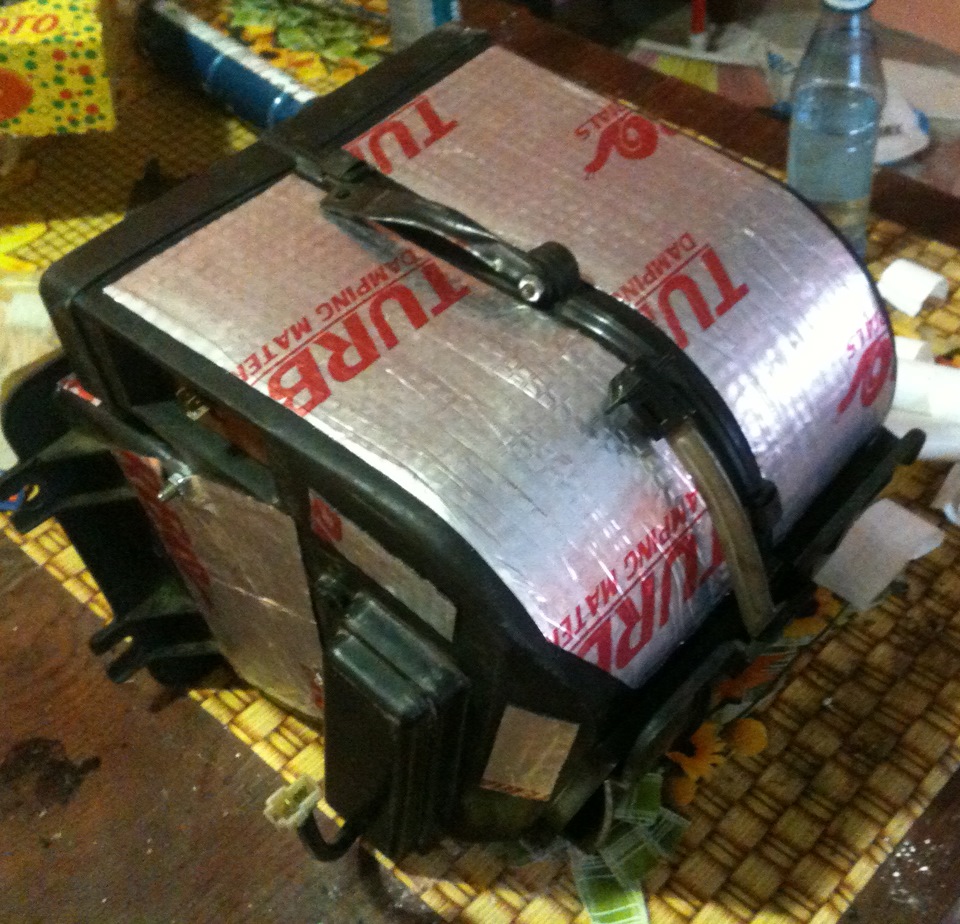 Шумо-дребезгоизоляция торпеды — ЗАЗ 1102, 1,1 л, 1998 года | своими ...