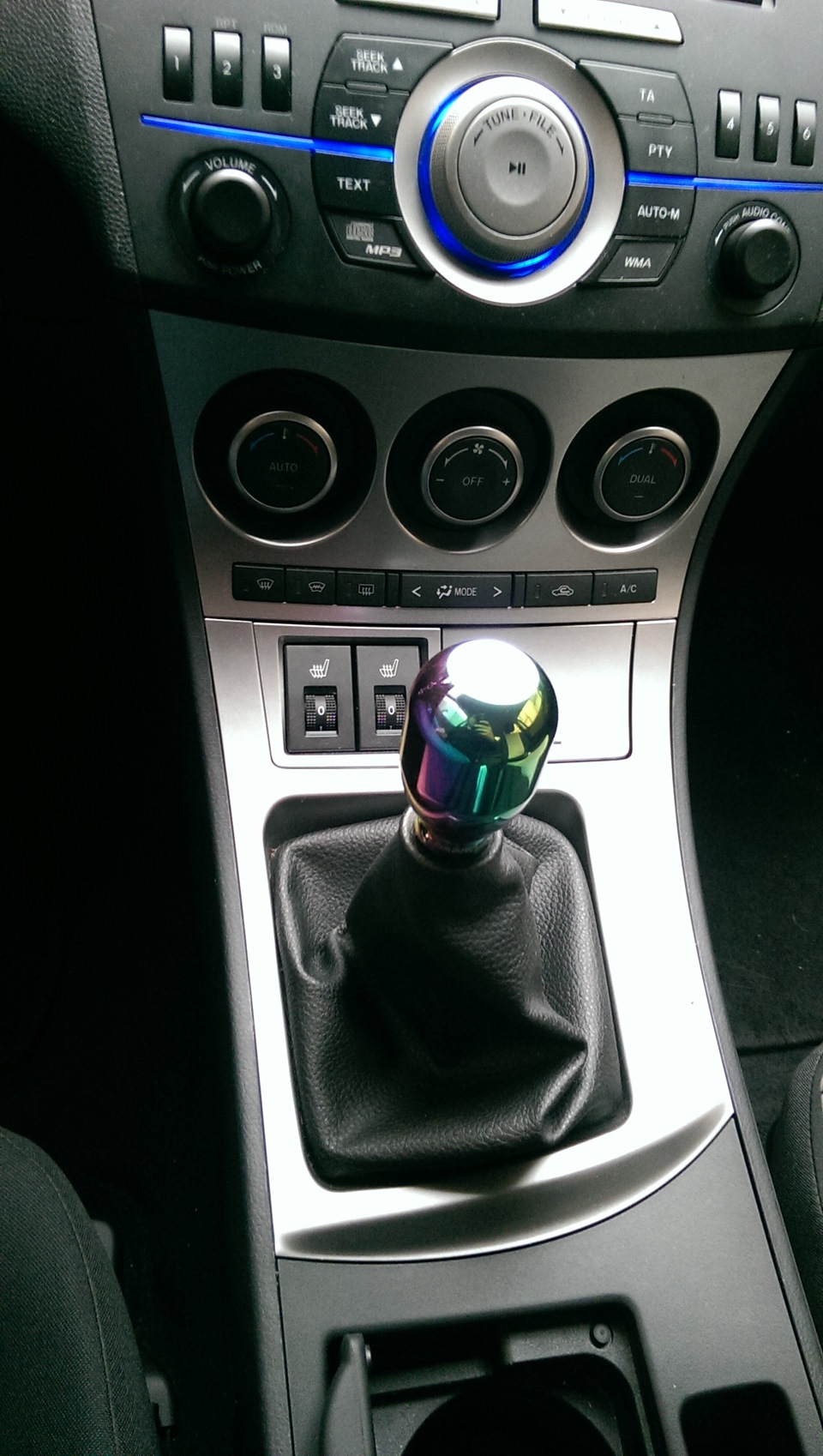 Shift knob — Mazda 3 (2G) BL, 2 л, 2010 года стайлинг DRIVE2