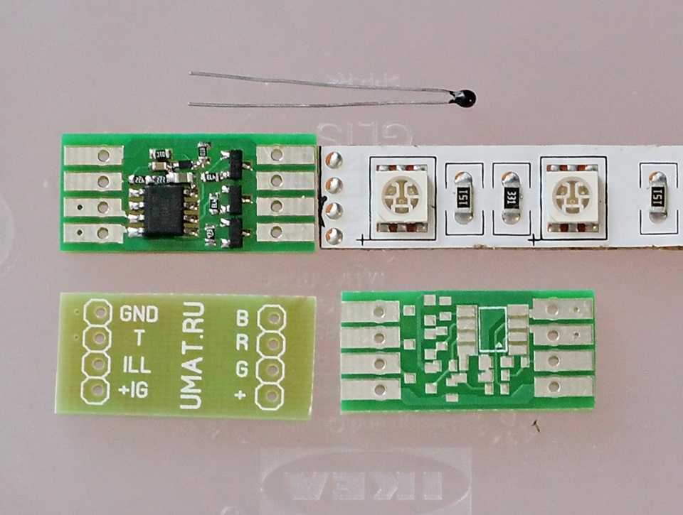 Indication of the work the climate control version 2