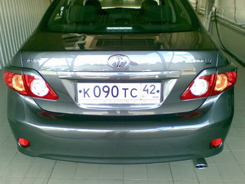 Two reverse moves  - Toyota Corolla 16L 2008