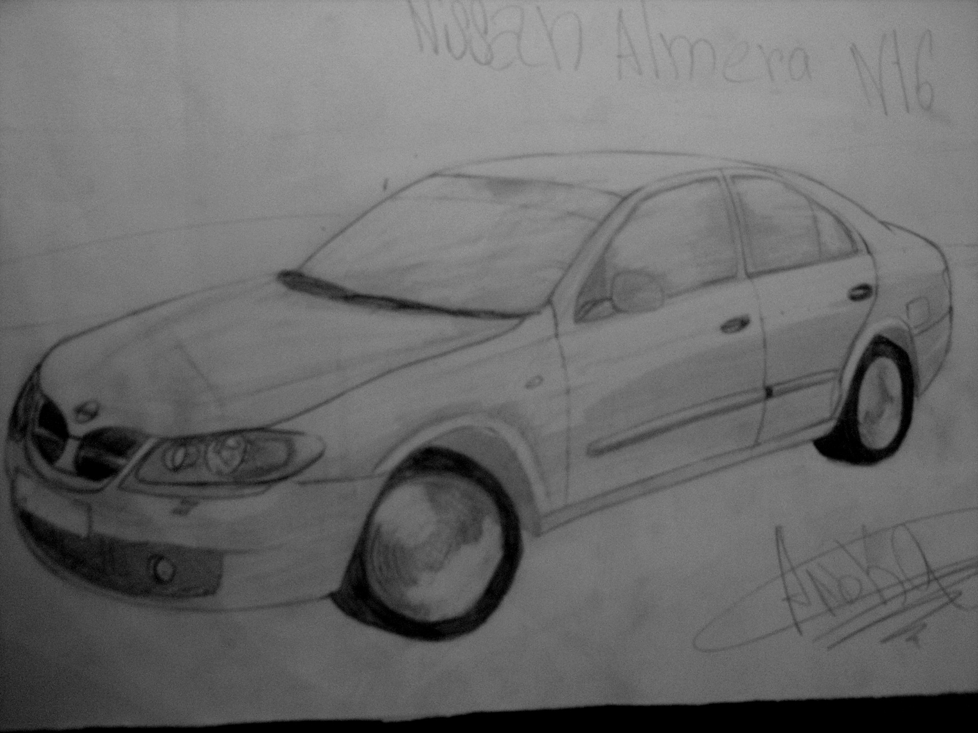 рисунок Nissan Almera Чернушка — DRIVE2