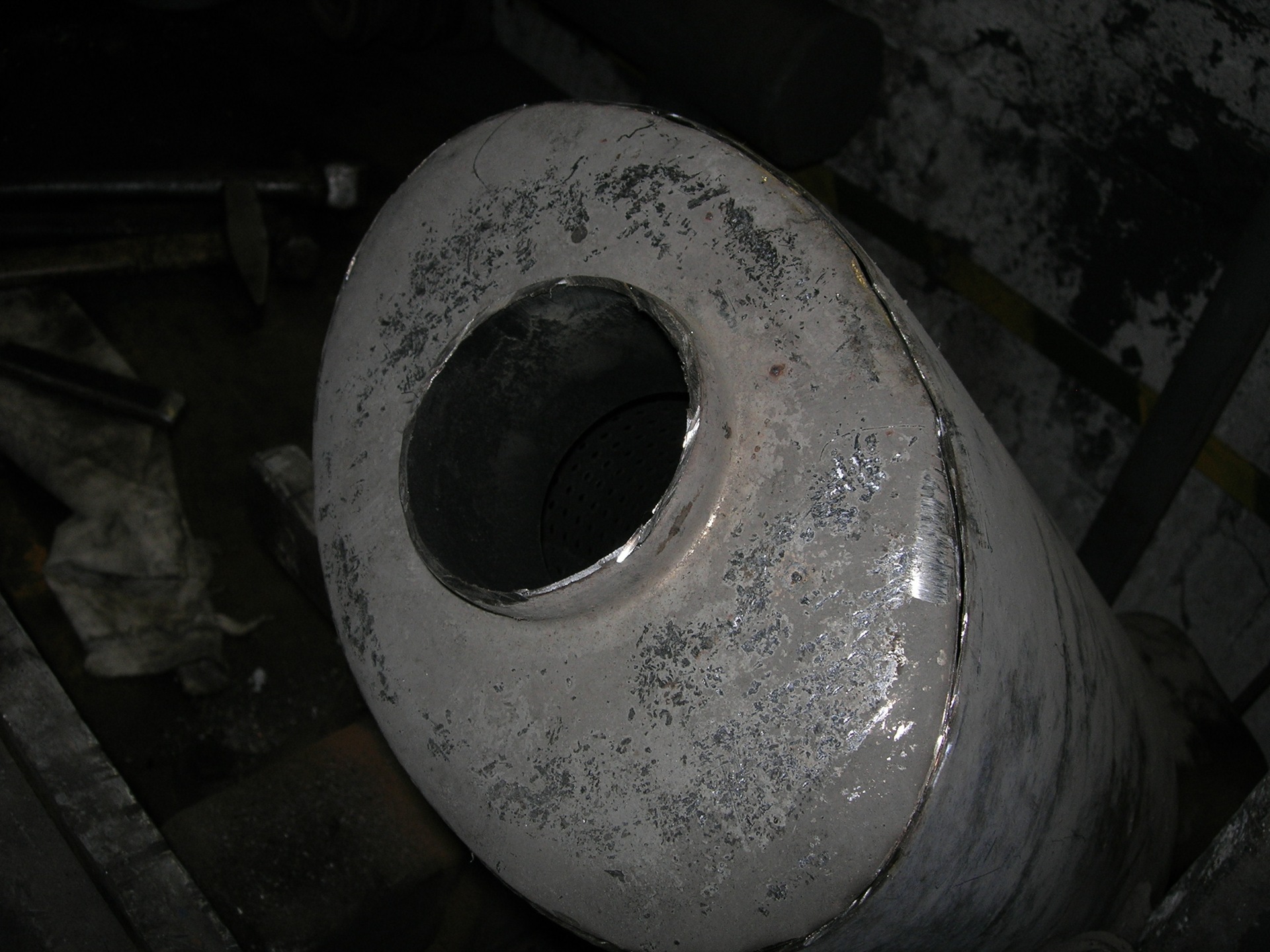 repair of the exhaust line  - Toyota Carina 18 L 1996