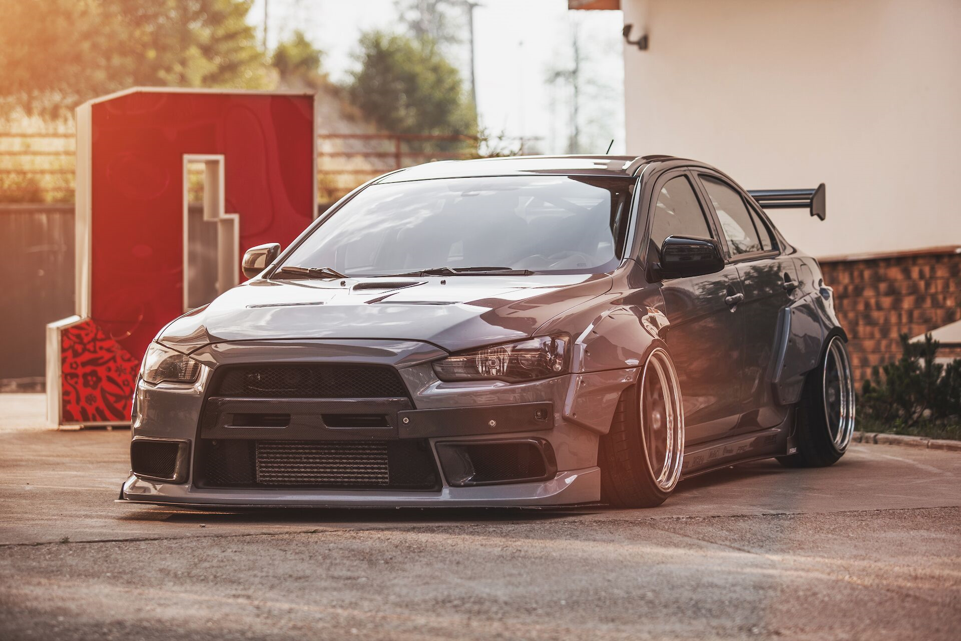 Mitsubishi Lancer Evolution x стенс