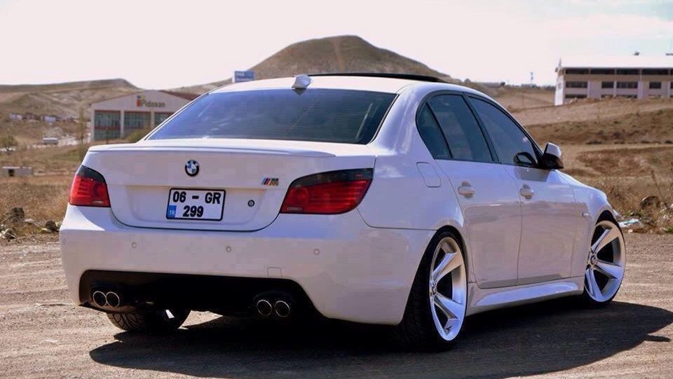 BMW 5 e60 свадьба белая