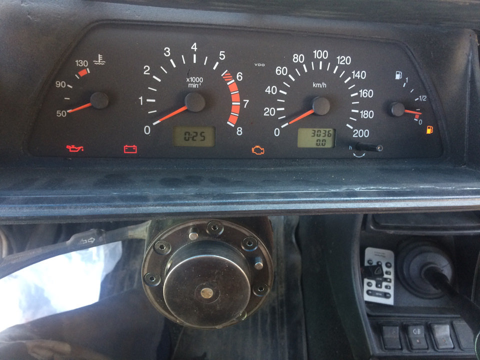 Щиток приборов 2115 VDO. С двумя жк. — Lada 21073, 1,6 л., 1997 года ...