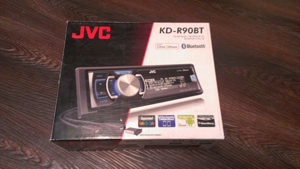 Магнитола процессорная обыкновенная JVC KD-R90BT — Chevrolet Cruze (1G ...