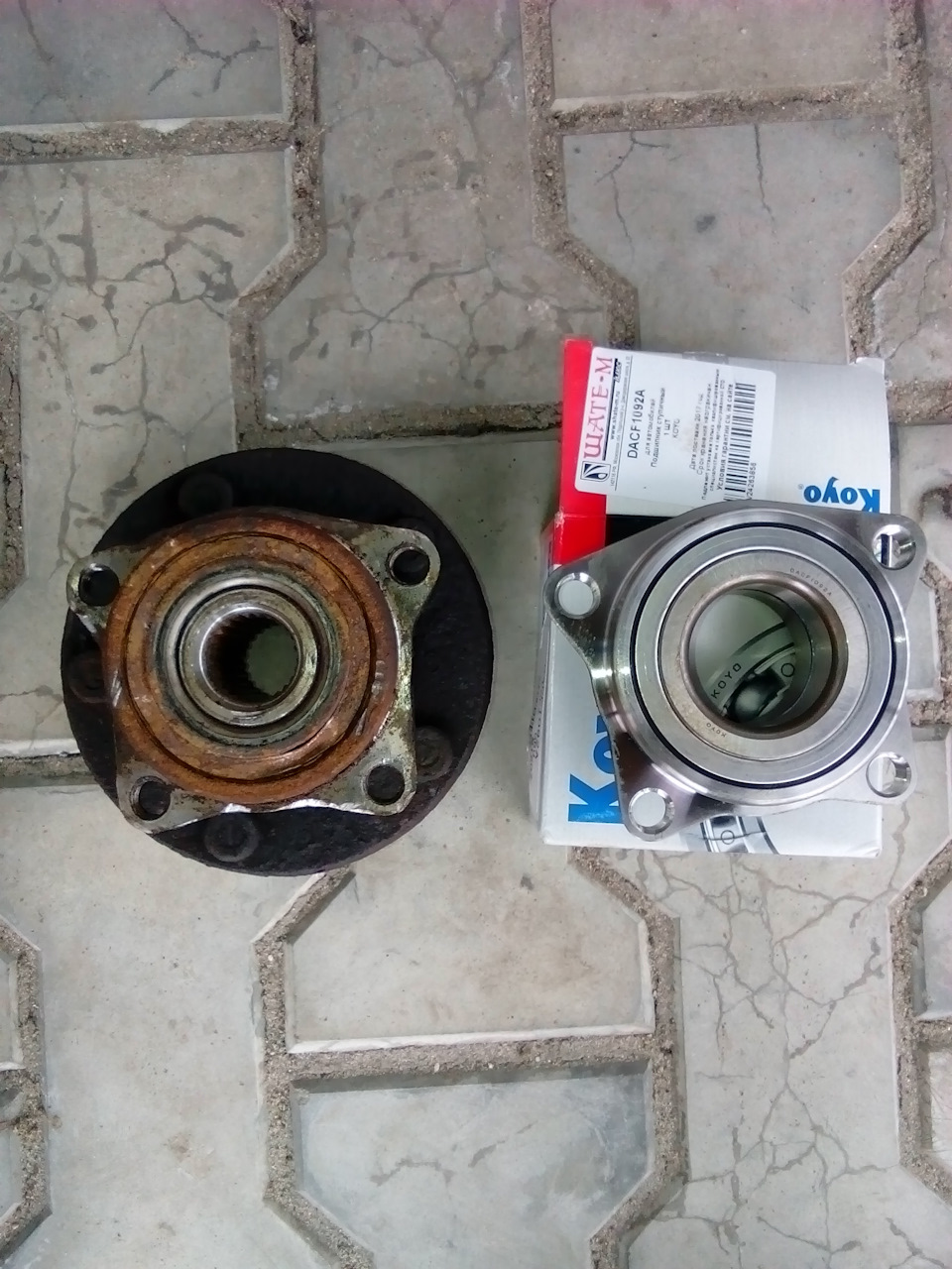 Подшипник ступичный KOYO — Mitsubishi Galant (8G), 2,4 л, 2002 года ...
