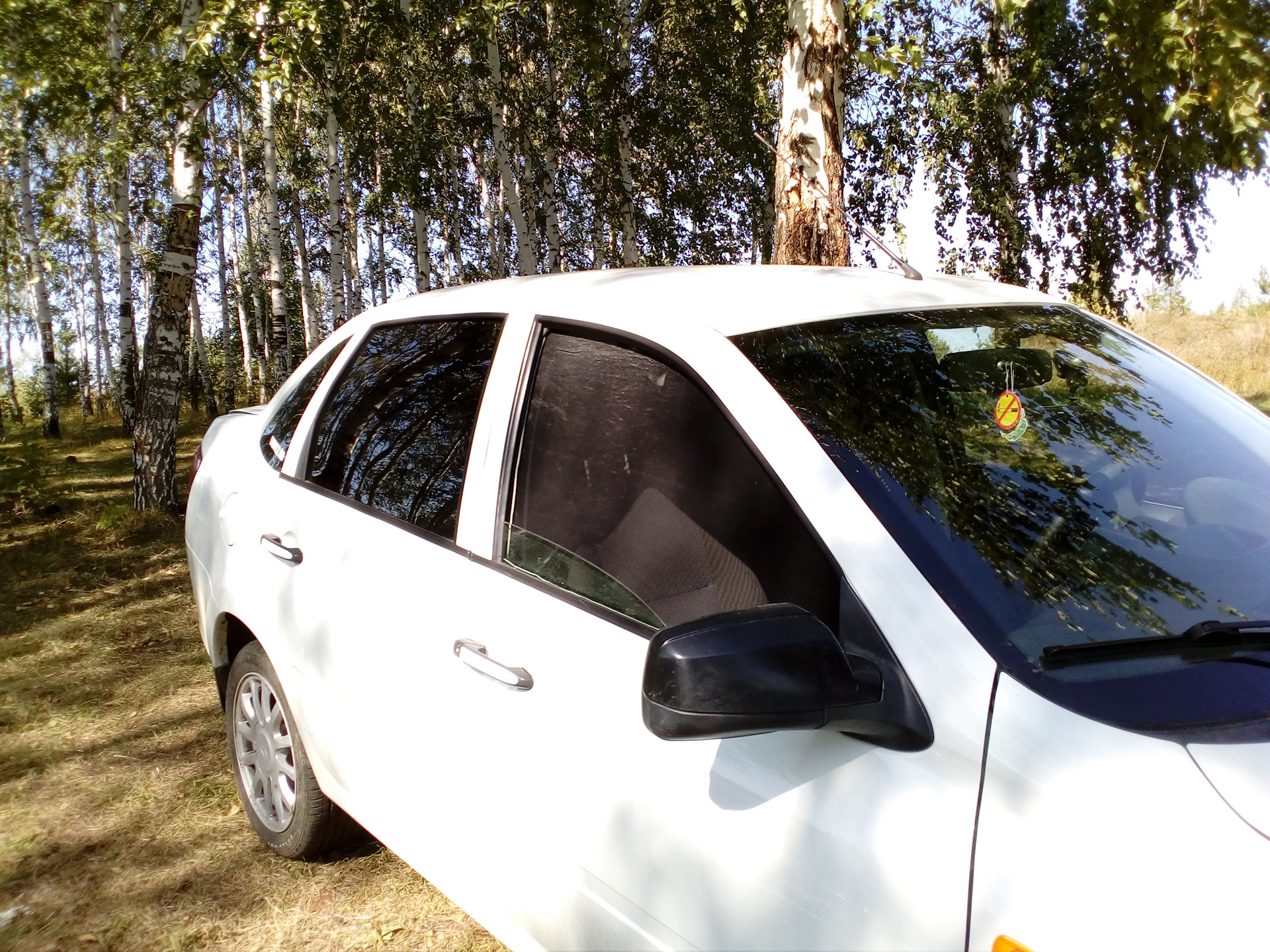 Самодельные москитные сетки на гранту — Lada Гранта, 1,6 л, 2013 года ...