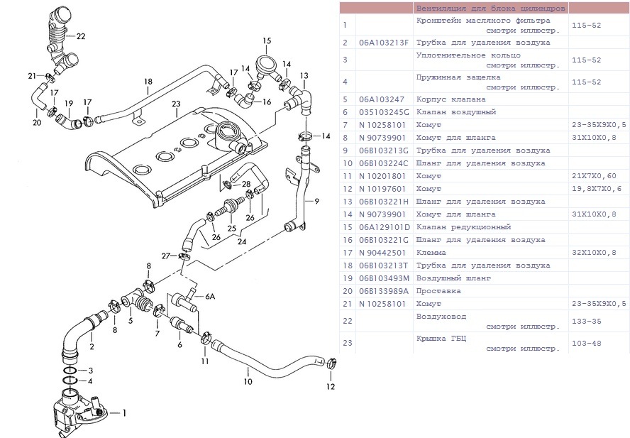 Vag 06a919501a схема расположения