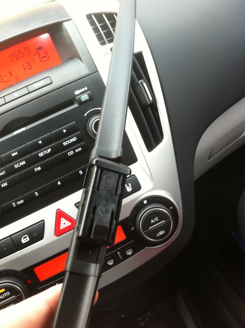 щетки стеклоочистителя — KIA Ceed (1G), 1,6 л, 2008 года | аксессуары ...