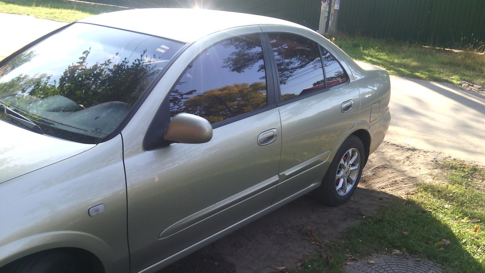 Новая тонировка(Американка) — Nissan Almera Classic (B10), 1,6 л, 2007 ...