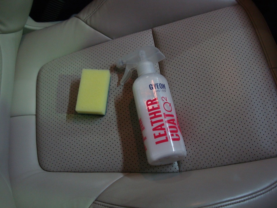 бонус: обработка кожи. стала поскрипывать и похрустывать, как новая ))) — Jaguar XF (1G)