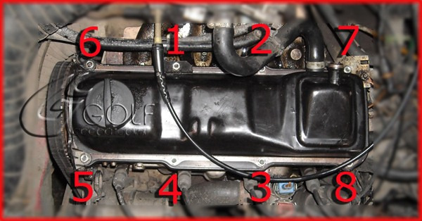 Гольф 3 как снять крышку