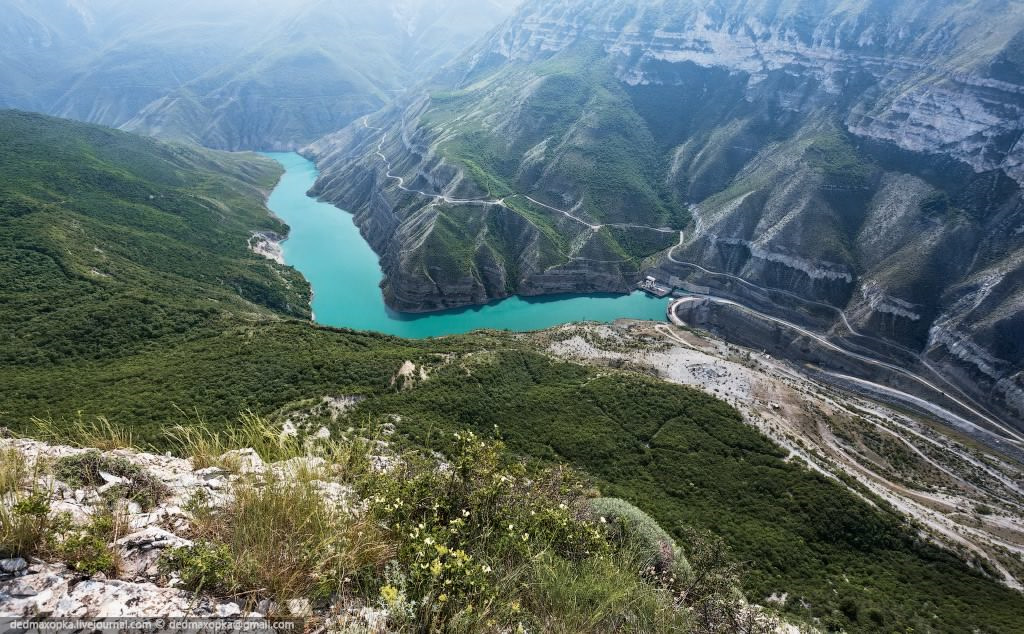 Чиркейская ГЭС Сулакский каньон