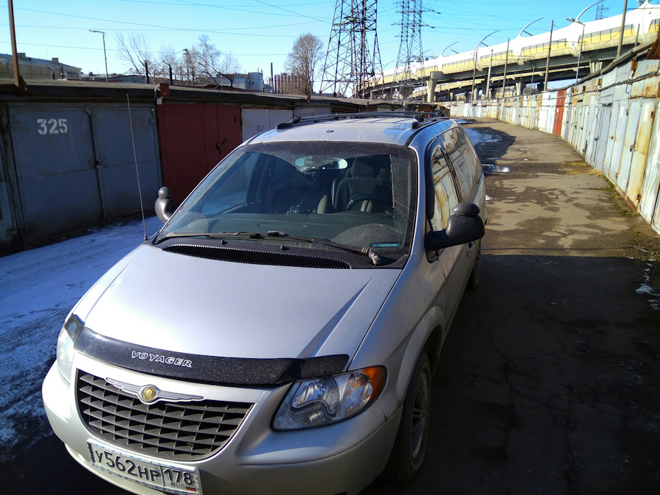 Рейлинги на крышу — Chrysler Voyager (4G), 2,4 л, 2003 года | тюнинг ...
