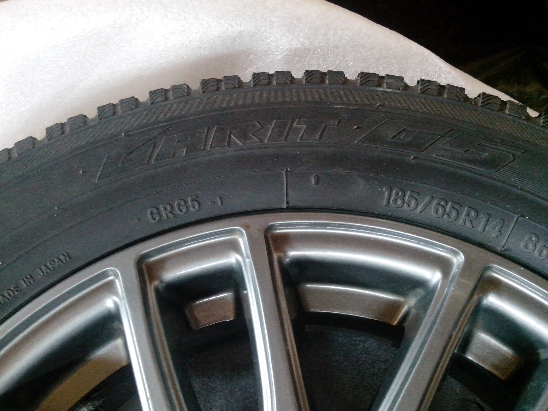 Зимняя резина Toyo Garit G5 185/65 R14 86Q — Honda Airwave, 1,5 л, 2005 ...