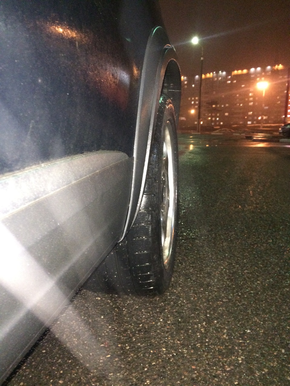 Разноширокий комплект R19 — Volkswagen Tiguan (1G), 2 л, 2013 года ...