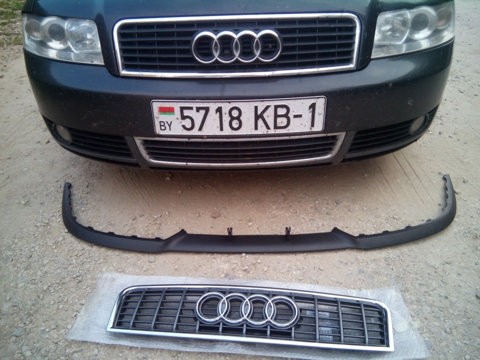 Решетка S4 уже у меня. — Audi A4 (B6), 1,8 л, 2001 года | тюнинг | DRIVE2
