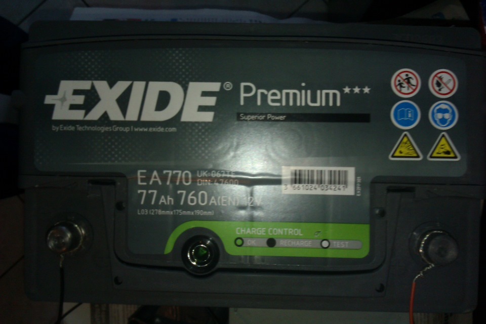 Аккумулятор Exide Premium Ea770 Купить