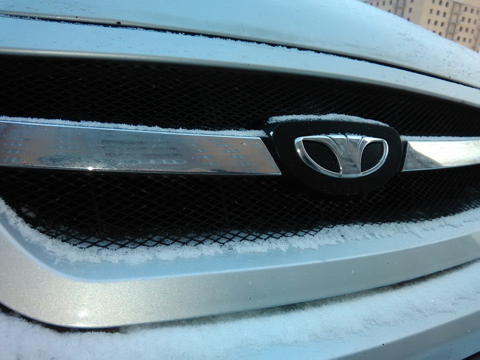 Сетка в бампер и радиаторную решетку — Daewoo Nexia (N150), 1,6 л, 2010 ...