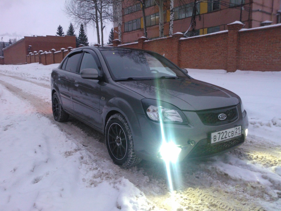 Неугомонная душа)))Очередная тюняшка — KIA Rio (2G), 1,4 л, 2010 года ...