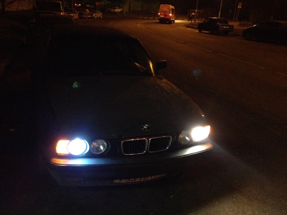 Поворотники как габариты — BMW 5 series (E34), 4 л, 1995 года ...