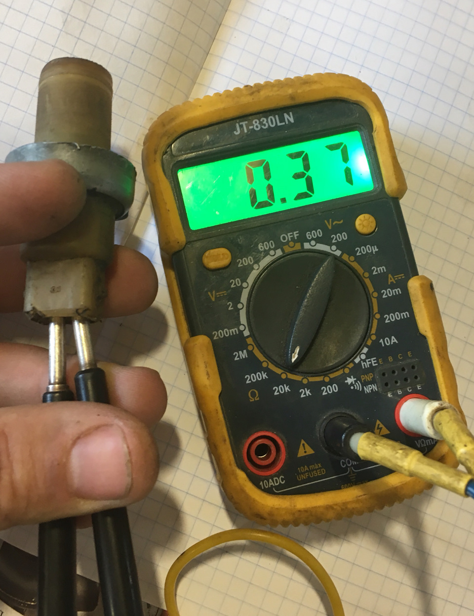 Замена датчика положения коленвала — Daewoo Sens, 1,3 л, 2005 года ...