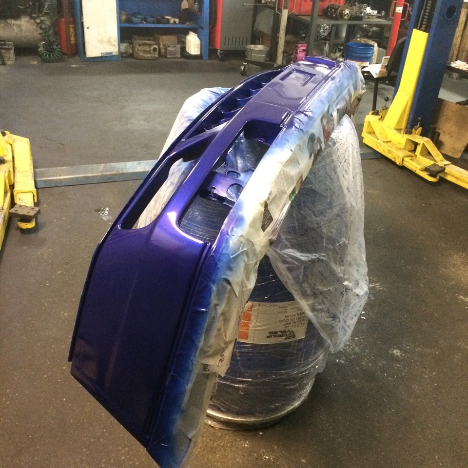 Красим бампер — Volkswagen Golf Mk3 GTI, 2 л, 1993 года | кузовной ...